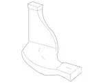 2218310246 - : Duct for Mercedes-Benz: 250, 300S, CL550, CL600, CL63 AMG, CL65 AMG, S350, S400, S500, S550, S600, S63 AMG Image