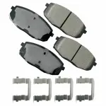 ACT1397 - : Akebono ProACT Ultra Premium Ceramic Disc Brake Pad Kit for AKEBONO Image