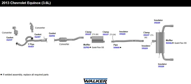 31652 - Gaskets: Exhaust Pipe Flange Gasket for Walker Exhaust Image