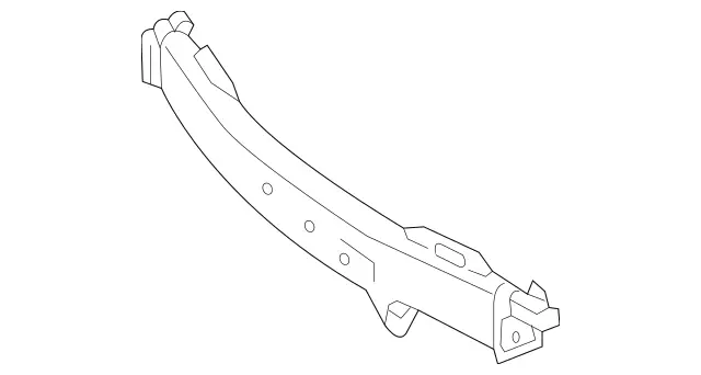 2536206700 - Front-End Assembly, Front Panel: Crossmember for Mercedes-Benz: GLC300, GLC43 AMG, GLC63 AMG, GLC63 AMG S Image image