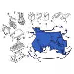 EU5Z12A581K - Electrical: Engine Harness for Ford Image