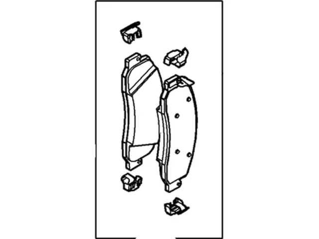 AU2Z2V001D - : Brake Pads Front for Ford Image