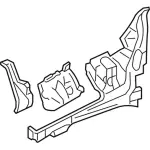 9F9Z16055A - Body: Outer Rail for Ford: Taurus X Image