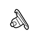 BE8Z58427A48A - Body: Lift Cylinder Bracket for Ford: Fiesta Image