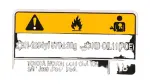 8872306230 - : A/C System Information Label for Toyota Image