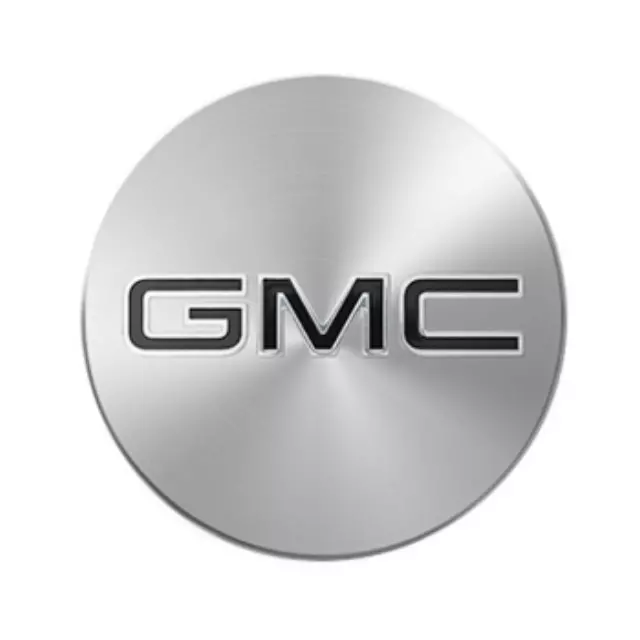 84388429 - : 2018-2025 GMC - Wheel Center Caps, Brushed W\\/Black Gmc for GM Image