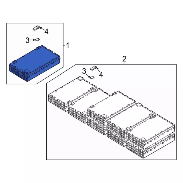 NL3Z10D672F - : Battery for Ford: F-150 Lightning Image
