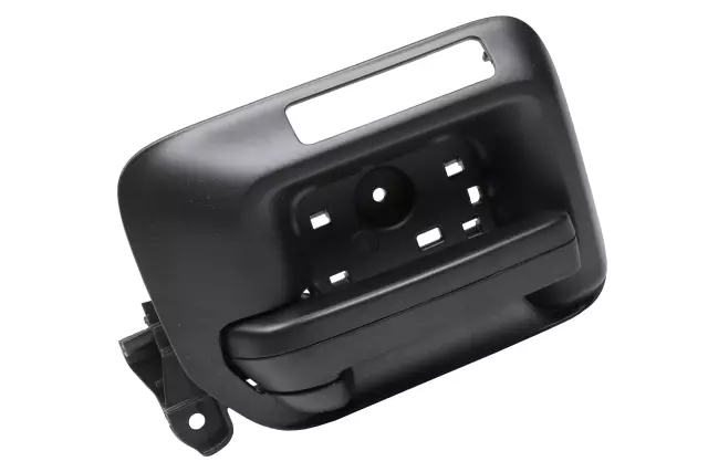 23142293 - : Black Front Driver Side Door Inside Handle for Chevrolet: Silverado 1500, Silverado 2500 HD, Silverado 3500 HD | GMC: Sierra 1500, Sierra 2500 HD, Sierra 3500 HD Image