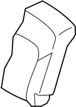 886201LF1A - Body: Seat Back Cover for Infiniti Image
