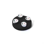 22831529 - : Valve Stem Cap, 4 Pieces, Corvette Logo for Chevrolet: Corvette Image