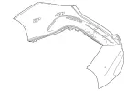 11888533039999 - : Trim, Bumper for Mercedes-Benz Image