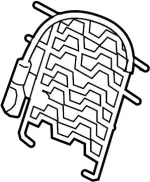 876411LB3A - Body: Lumbar Support for Infiniti Image image