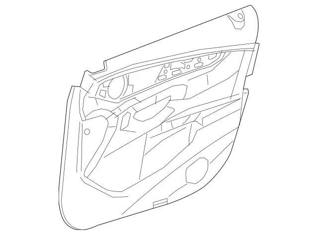 2137206709 - Driver Door: Trim, Driver Door for Mercedes-Benz: E300, E350, E43 AMG, E53 AMG, E63 AMG S Image image