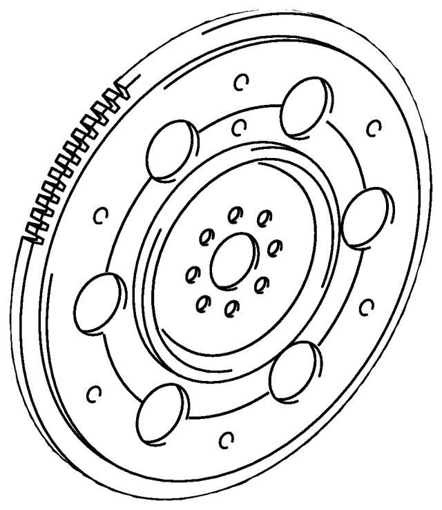 3210128040 - Automatic Transmission: Drive Plate for Toyota Image