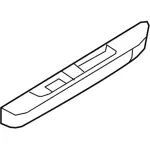 7L7Z7827618AA - Body: Armrest Pad for Lincoln: Navigator Image