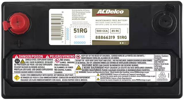 Battery - ACDelco (51RG)