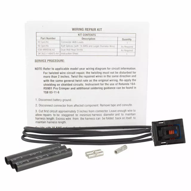 3U2Z14S411PXB - : Wire Assembly for Ford Image