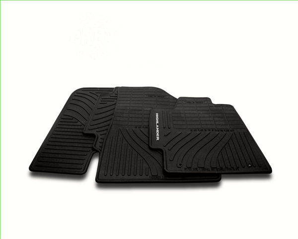 PT90848G0W02 - Interior: 2PC All Weather Mats Black Front Handler for Toyota: Highlander Image