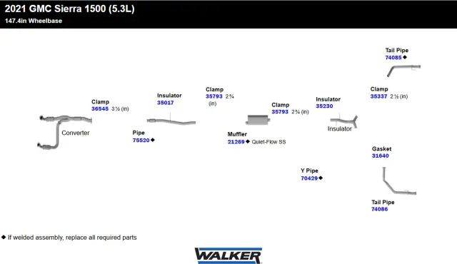 35230 - : Exhaust System Hanger Insulator for Walker Exhaust Image