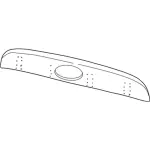 F87Z13508AAA - Electrical: License Shield for Ford: Explorer Image