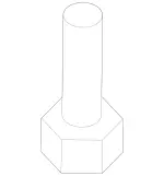 9906400 - : Hexagon Head Screw for Mercedes-Benz: GL320, GL550, ML320, ML350, ML450, ML500, ML550, ML63 AMG, R320, R350, R500 Image