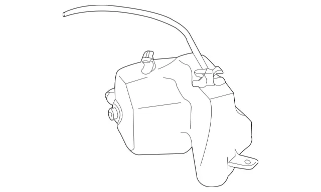 2118602160 - Electrical: Washer Reservoir for Mercedes-Benz Image