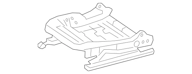 9109216 - Body: Seat Adjuster for Mercedes-Benz: Sprinter 1500, Sprinter 2500, Sprinter 3500, Sprinter 3500XD, Sprinter 4500 Image