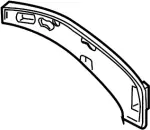 248235Y700 - Body: Rear Cover for Infiniti Image