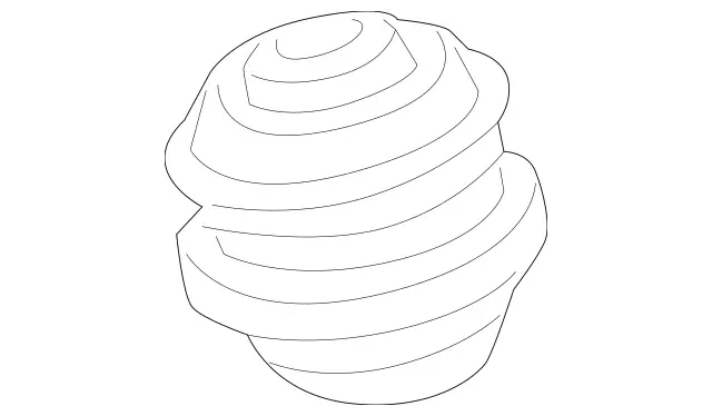 2202401917 - Engine Suspension: Elastomer Bearing for Mercedes-Benz: SLK230 Image image