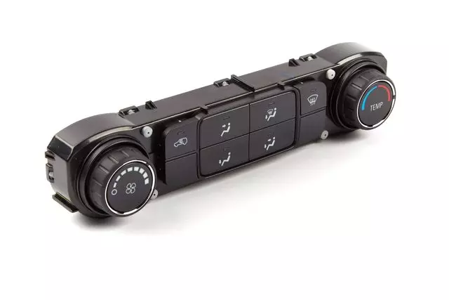 Heating and Air Conditioning Control Panel with Rear Window Defogger Switch - GM (23486620)
