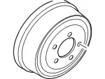 1L5Z1126BA - Brakes: Drum for Ford: Explorer Sport Trac Image image