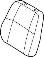 876201W300 - Body: Seat Back Cover for INFINITI: QX4 Image