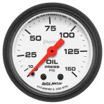5723 - : GAUGE, OIL PRESSURE, 2 1/16", 150PSI, MECHANICAL, PHANTOM for AutoMeter Image