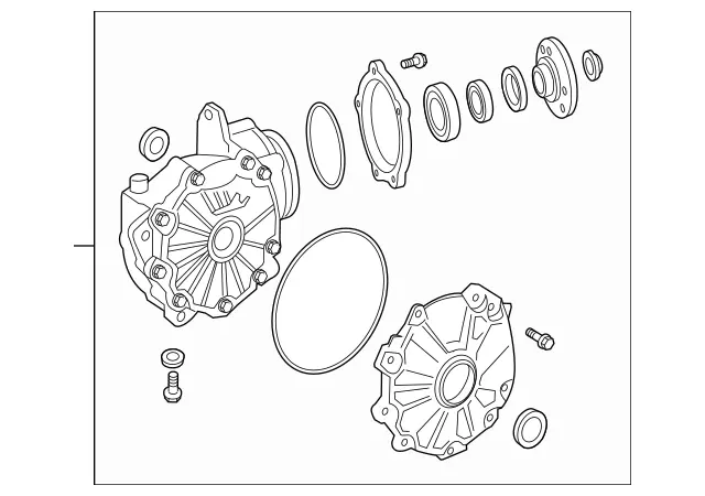2213306900 - : Front Axle Differential for Mercedes-Benz Image