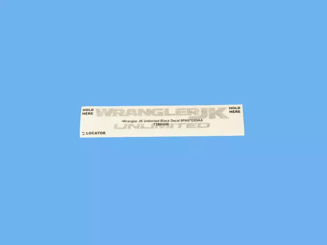 Front Fender Decal - Mopar (6PA97GX9AA)