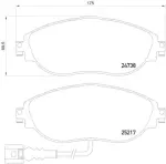 355015921 - : Disc Brake Pad Set for Hella Pagid Image