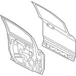 GN1Z7420124T - : Door Shell for Ford Image