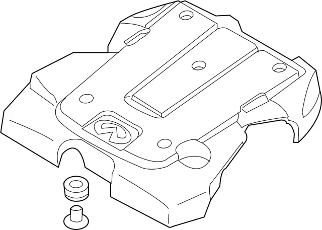 14041JK21D - : Engine Cover for INFINITI: EX35, FX35, G35, M35 Image