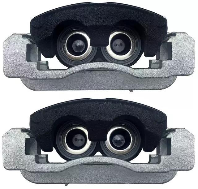 19390125 - : Front Brake Caliper Set with Clips and Washers (Performanc Friction Ready Coated) for GM Image