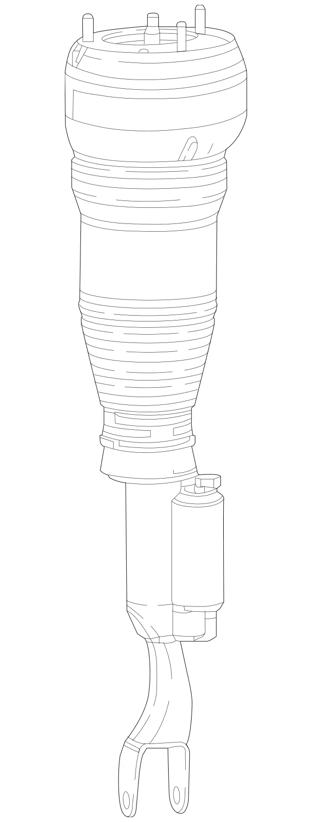 2173206601 - : Air Spring Strut                         for Mercedes-Benz: S 63 AMG&amp;reg;, S 65 AMG&amp;reg; Image