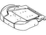 BG1Z54632A22B - Body: Seat Cushion Pad for Ford: Taurus Image