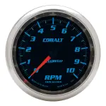 6297 - : GAUGE, TACHOMETER, 3 3/8", 10K RPM, IN-DASH, COBALT for AutoMeter Image