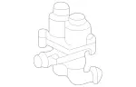 1830348464 - HVAC: HVAC Heater Control Valve for Mercedes-Benz Image