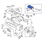 M2DZ7806024BA - Body: Armrest Door for Ford: Bronco Image