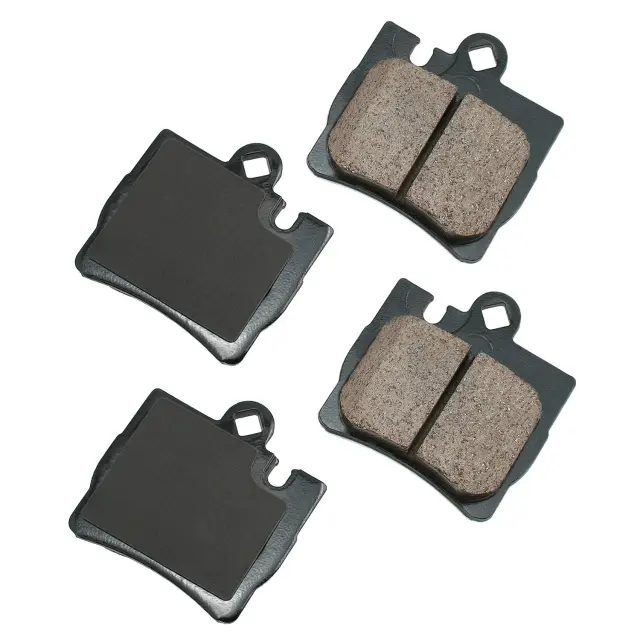 EUR848 - Brakes &amp; Brake Parts: Akebono EURO Ultra Premium Ceramic Disc Brake Pad Kit for AKEBONO Image