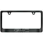 19434714 - Exterior: License Plate Frame, Wide Bottom for GMC: Acadia, Acadia Limited, Canyon, Savana 1500, Savana 2500, Savana 3500, Savana 4500, Sierra 1500, Sierra 1500 Limited, Sierra 2500 HD, Sierra 3500 HD, Sierra EV, Terrain, Yukon, Yukon XL, Yukon XL 1500 Image