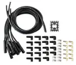 9000CK - : Spark Plug Wire Set - Universal - 180 Deg Black Ceramic Boots for ACCEL Image