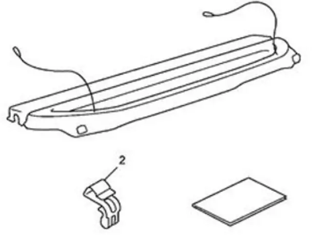 84405SF4003 - : Cargo Cover Hook for Honda Image