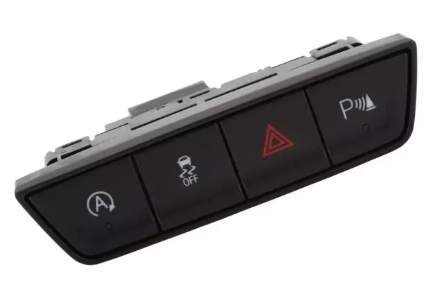 Black Hazard Light Switch - GM (84646674)