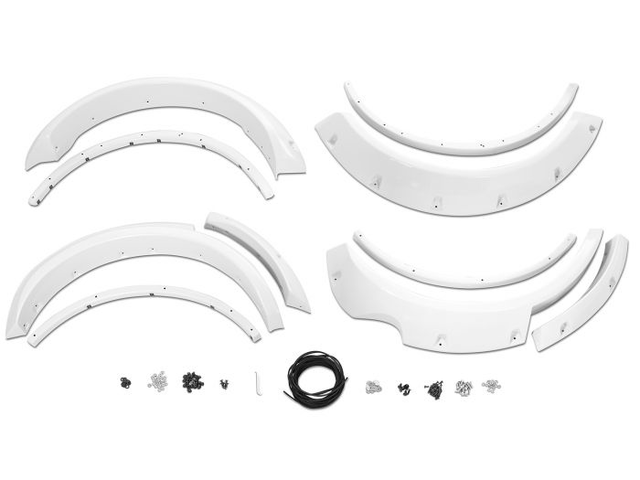 VMB3Z16268G - : Fender Flares By Bushwacker - Unpainted, Paintable, Unassembled, For 4-Door for Ford: Bronco Image